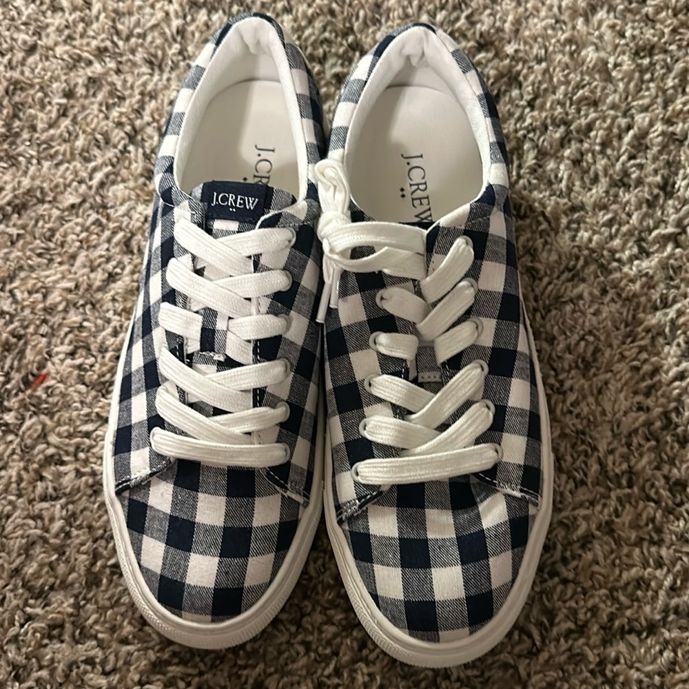 Gingham Sneakers